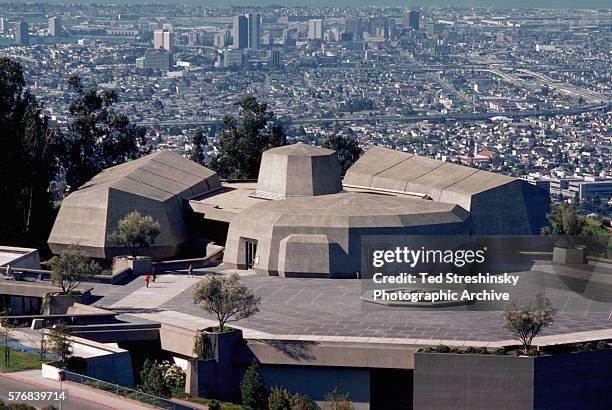 The Lawrence Hall of Science rests atop a hill on the campus of the University of California, Berkeley. | Location: University of California,...