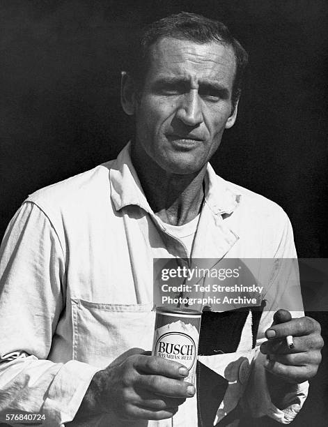 Portrait of Neal Cassidy, famous for his involvement with the Merry Pranksters and Jack Kerouac. California, October 1966.