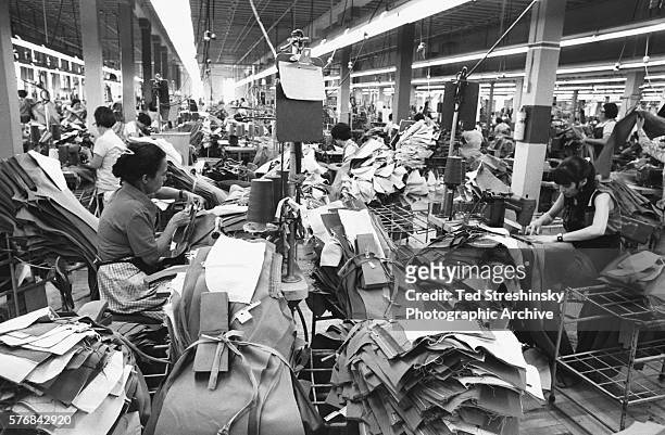Production Line in Levi Strauss Plant