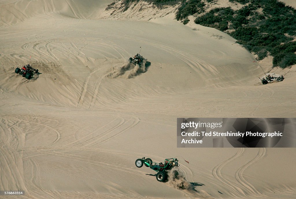 Dune Buggies on Sand Dunes