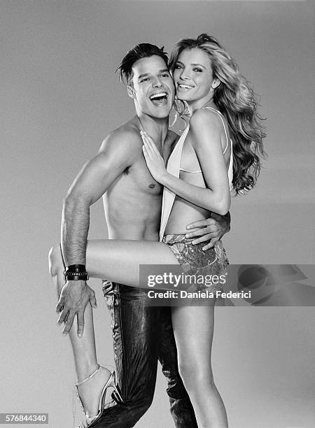 Ricky Martin and Esther Canadas