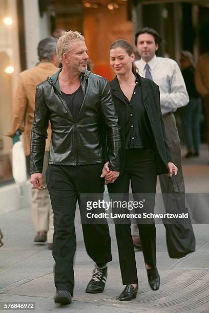 CARRE OTIS AND MICKEY ROURKE ON MADISON AVENUE