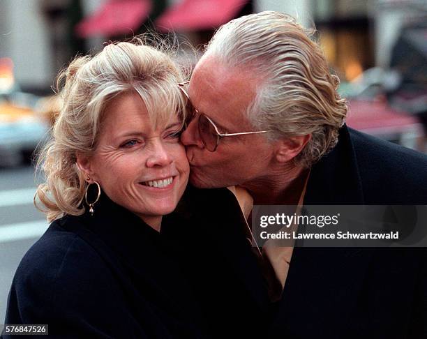 Michael Blodgett Kissing Wife Meredith Baxter