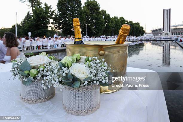 Thirteen thousand persons at the 5th edition of "Dinner in White", which this year saw as location Piazza D'Armi, in front of the Olympic Stadium, in...