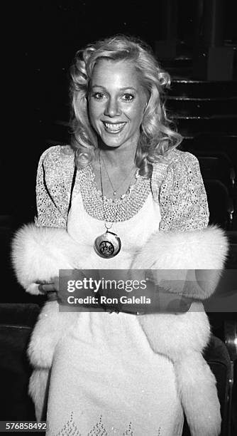 Lynn-Holly Johnson attends First Annual American Video Awards on April 6, 1983 at the Beverly Theater in Beverly Hills, California.