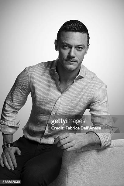 Actor Luke Evans is photographed for Vanity Fair.com on April 19, 2016 in New York City.