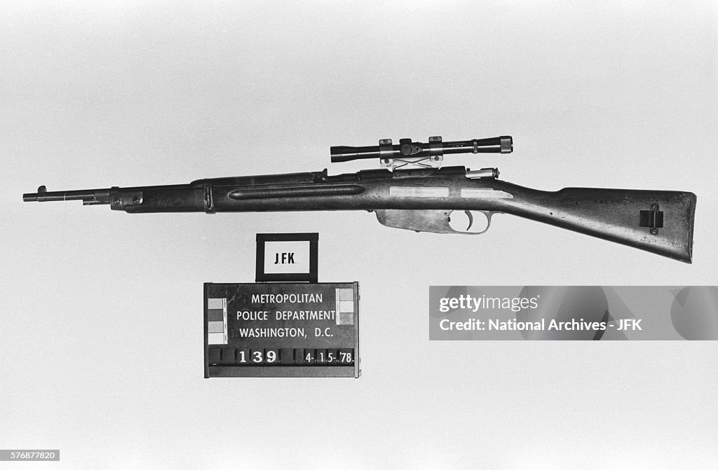 Rifle Allegedly Used in Kennedy Assassination News Photo Getty Images
