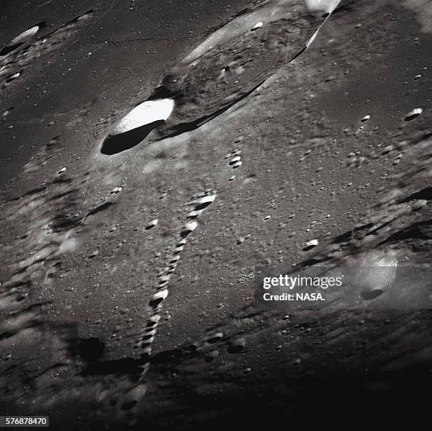 String of Craters on the Moon