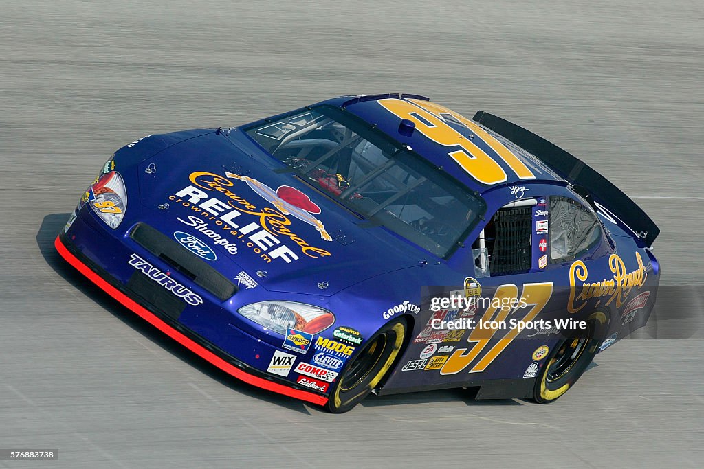 Mbna Racing Kurt Busch during practice for the MBNA RacePoints 400. NASCAR Nextel ...