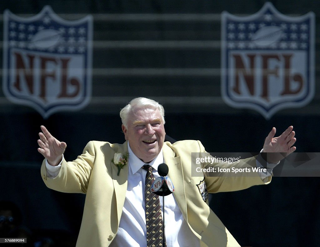 Football - NFL Hall of Fame Induction - John Madden