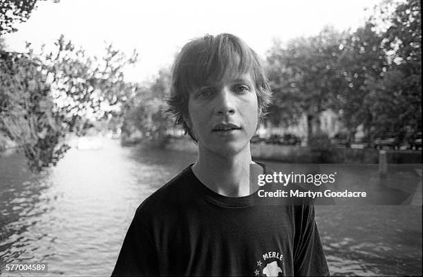 American singer-songwriter Beck , Amsterdam, Netherlands, July 1996.