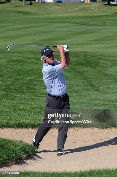 Ben Crenshaw during Friday's opening round of the Liberty Mutual Insurance, Legends of Golf Tournament at The Westin Savannah Harbor Golf Resort in...