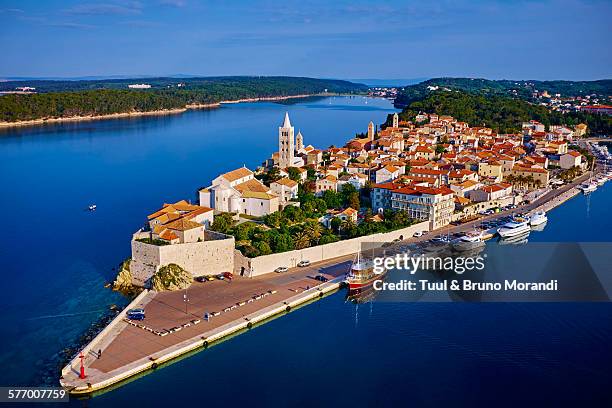 croatia, kvarner, rab island - rab croatia stock pictures, royalty-free photos & images