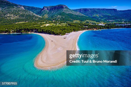 Croatia, Dalmatia, Brac Island, Zlatni rat beach Croatia, Dalmatia, Brac Island, Zlatni rat beach