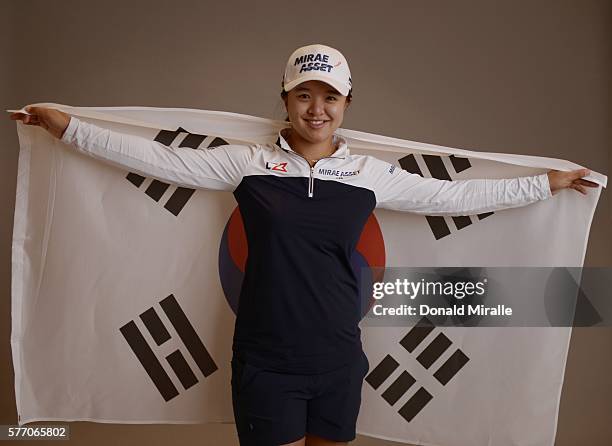SeiYoung Kim poses for a portrait during the KIA Classic at the Park Hyatt Aviara Resort on March 22, 2016 in Carlsbad, California.