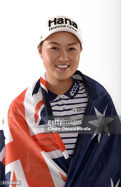 Minjee Lee poses for a portrait during the KIA Classic at the Park Hyatt Aviara Resort on March 23, 2016 in Carlsbad, California.