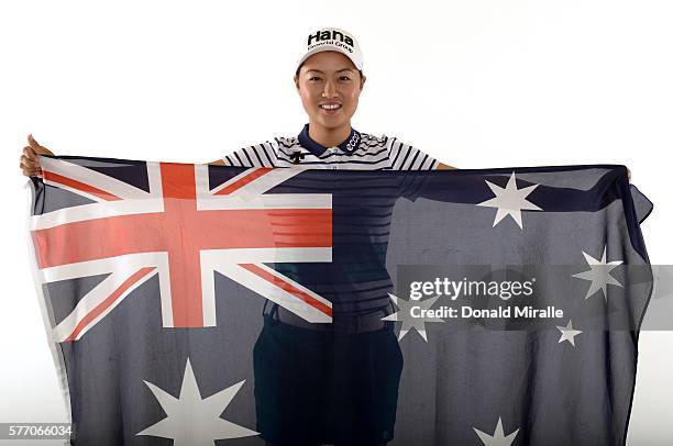 Minjee Lee poses for a portrait during the KIA Classic at the Park Hyatt Aviara Resort on March 23, 2016 in Carlsbad, California.