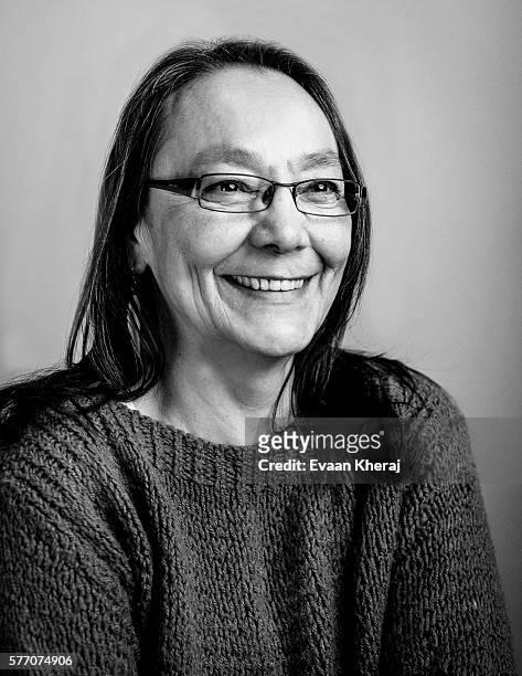 Tantoo Cardinal is photographed for Elle Canada on December 7, 2013 in Whistler, British Columbia.