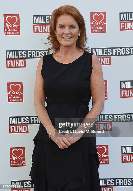 Sarah Ferguson, Duchess of York attends The Frost family final Summer Party to raise money for the Miles Frost Fund in partnership with the British...