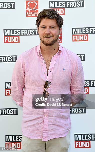 Stevie Johnson attends The Frost family final Summer Party to raise money for the Miles Frost Fund in partnership with the British Heart Foundation...