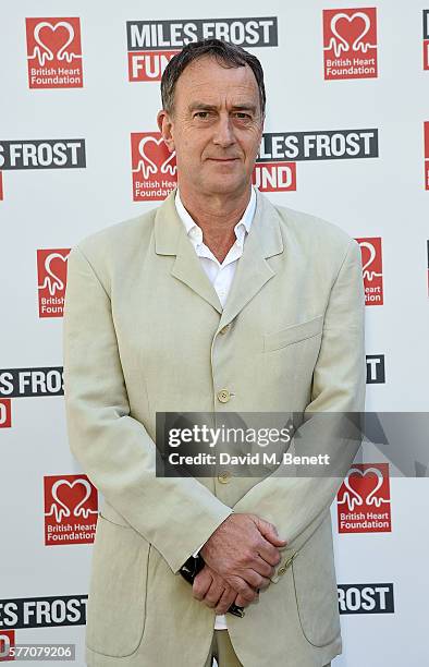 Angus Deayton attends The Frost family final Summer Party to raise money for the Miles Frost Fund in partnership with the British Heart Foundation on...