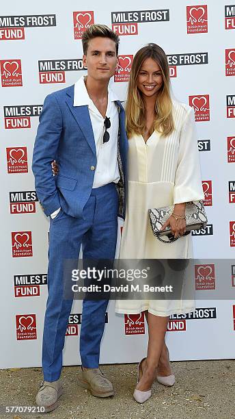 Oliver Proudlock and Emma Louise Connolly attend The Frost family final Summer Party to raise money for the Miles Frost Fund in partnership with the...