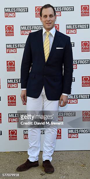 Lord Frederick Windsor attends The Frost family final Summer Party to raise money for the Miles Frost Fund in partnership with the British Heart...