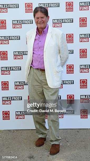 John Madejski attends The Frost family final Summer Party to raise money for the Miles Frost Fund in partnership with the British Heart Foundation on...