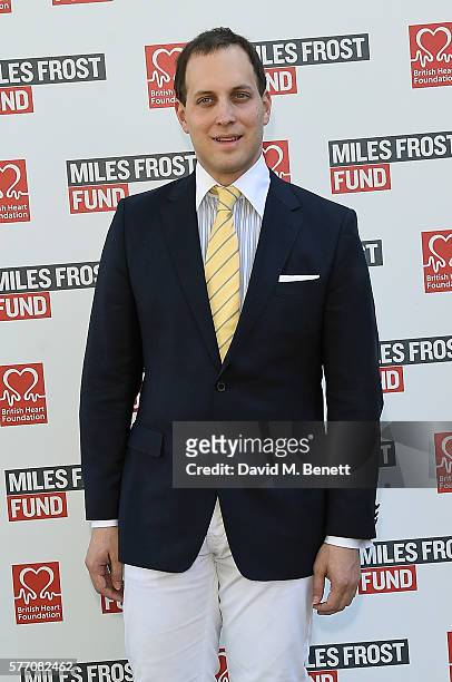 Lord Frederick Windsor attends The Frost family final Summer Party to raise money for the Miles Frost Fund in partnership with the British Heart...