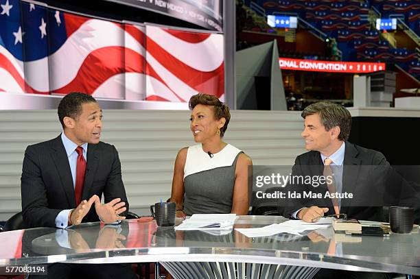 Walt Disney Television via Getty Images NEWS - 7/18/16 - Coverage of the 2016 Republican National Convention from the Quicken Loans Arena in...