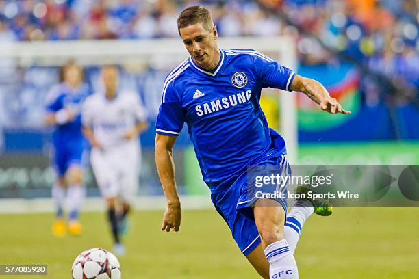 Chelsea's Fernando Torres pursues the ball in the second half of a Guinness International Champions Cup tournament soccer match between Chelsea FC...