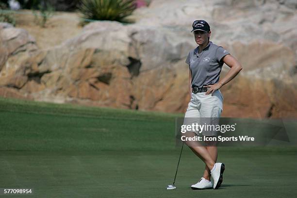 Annika Sorenstam on the 10th hole during the second round of the LPGA Samsung World Championship at Big Horn Golf Club in Palm Desert, CA.