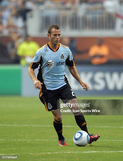 All Star Brad Davis during 5 - 2 loss to Manchester United at Reliant Stadium in Houston, TX.