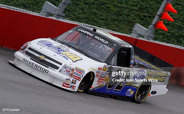 Dennis Setzer during practice for the Too Tough to Tame 200 at the Darlington Raceway in Darlington, SC.
