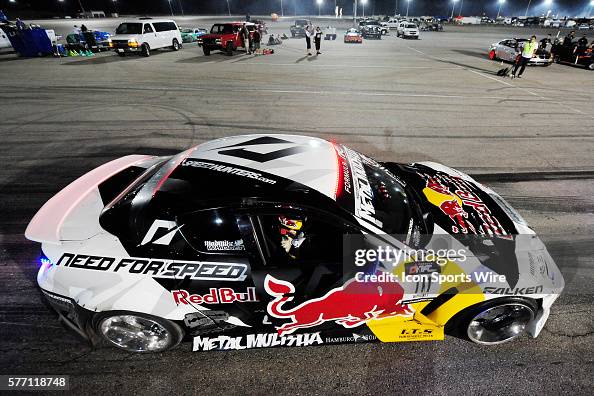 Red Bull Rx8 Mike Whiddet Red Bull Mazda RX8 prepares for his second qualifying ...