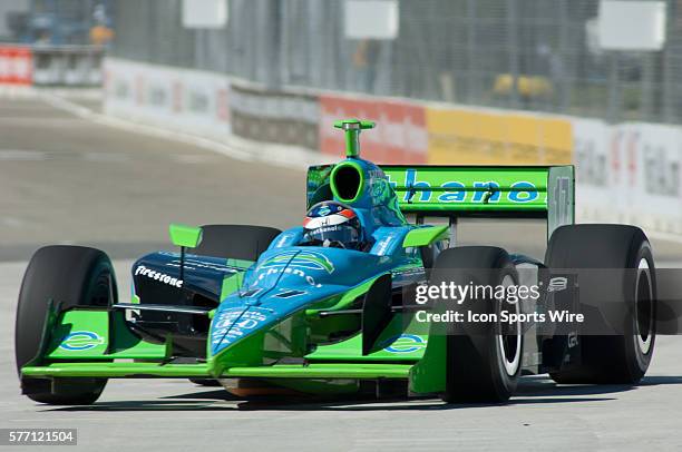 Ryan Hunter-Reay at the Detroit Belle Isle Grand Prix, Detroit, Michigan, USA.