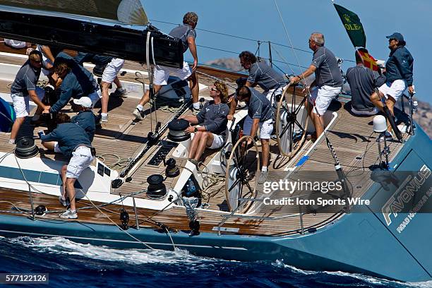 Favonius during the 2007 Maxi Yacht Rolex Cup.