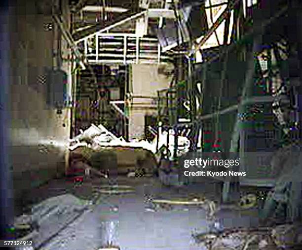 Okuma, Japan - This handout photo taken on May 10 shows the inside of the No. 3 reactor at the crippled Fukushima Daiichi Nuclear Power Station in...