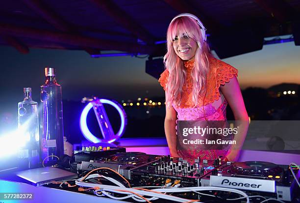 Model and DJ, Amber Le Bon took to the decks for the first time as she was seen DJ-ing at CIROCs On Arrival party in Ibiza hotspot, Destino on July...