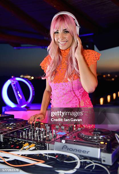 Model and DJ, Amber Le Bon took to the decks for the first time as she was seen DJ-ing at CIROCs On Arrival party in Ibiza hotspot, Destino on July...