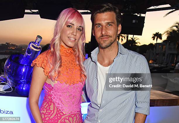 Amber Le Bon and Johannes Huebl attend the CIROC On Arrival party in Ibiza hotspot Destino as model and DJ Amber Le Bon celebrated her arrival moment...