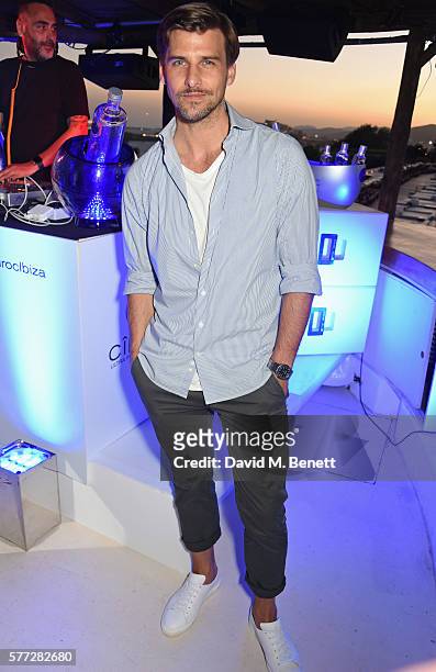 Johannes Huebl attends the CIROC On Arrival party in Ibiza hotspot Destino as model and DJ Amber Le Bon celebrated her arrival moment as she took to...