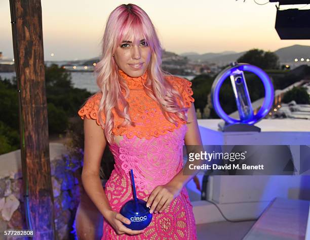 Amber Le Bon attends the CIROC On Arrival party in Ibiza hotspot Destino as model and DJ Amber Le Bon celebrated her arrival moment as she took to...