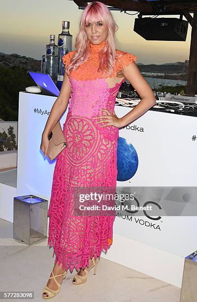 Amber Le Bon attends the CIROC On Arrival party in Ibiza hotspot Destino as model and DJ Amber Le Bon celebrated her arrival moment as she took to...