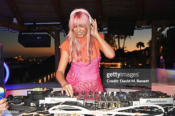 Amber Le Bon attends the CIROC On Arrival party in Ibiza hotspot Destino as model and DJ Amber Le Bon celebrated her arrival moment as she took to...