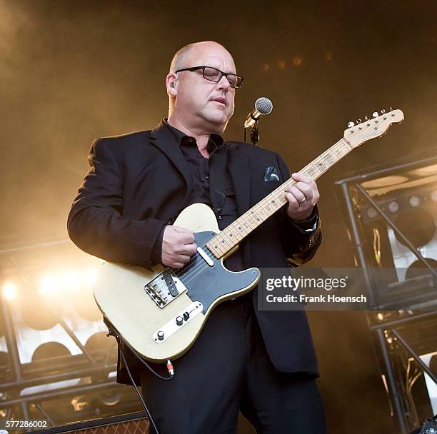 Singer Black Francis of the American band Pixies performs live during a concert at the Zitadelle Spandau on July 18, 2016 in Berlin, Germany.