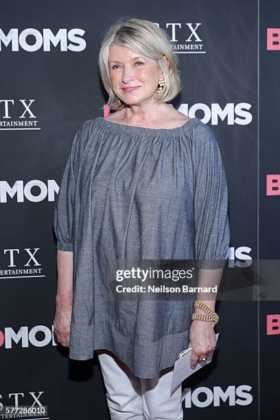 Martha Stewart attends the "Bad Moms" premiere at Metrograph on July 18, 2016 in New York City.