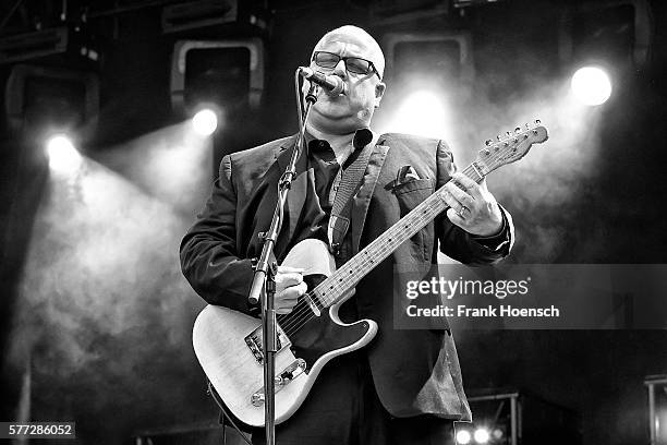 Singer Black Francis of the American band Pixies performs live during a concert at the Zitadelle Spandau on July 18, 2016 in Berlin, Germany.