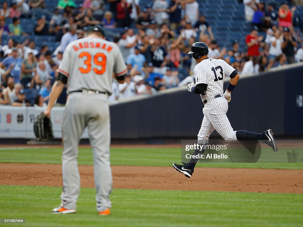 Baltimore Orioles v New York Yankees