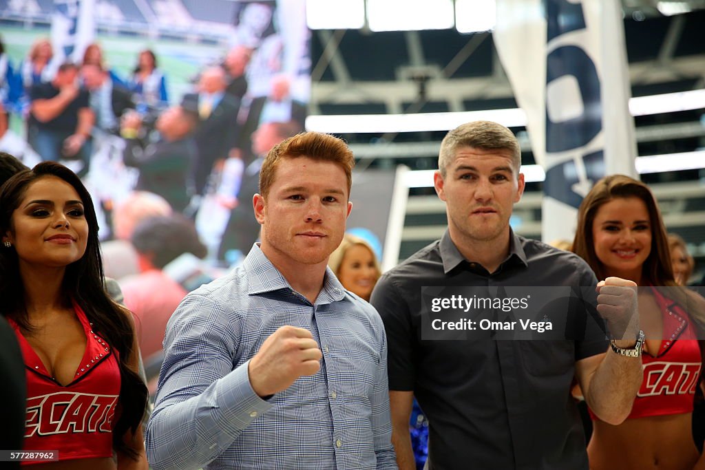 Saul Alvarez and Liam Smith Press Conference